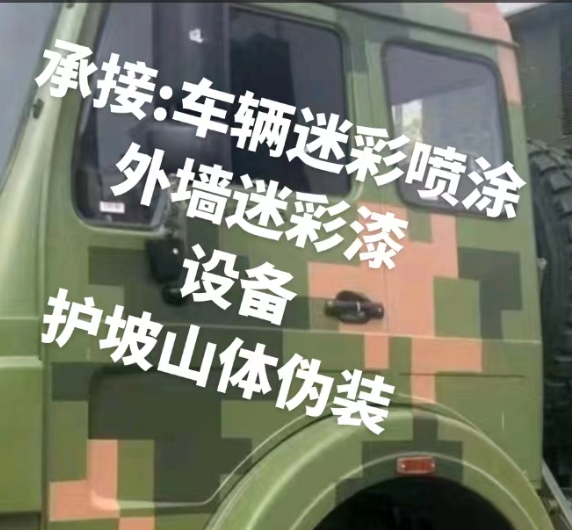 大连外墙和地面的迷彩漆施工